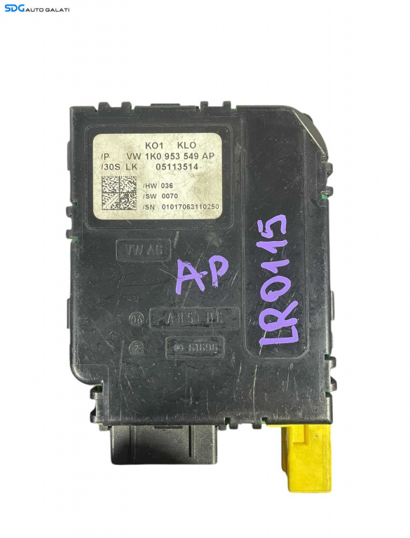 Calculator Modul Coloana Volan Volkswagen Caddy 2003 - 2010 Cod 1K0953549AP [LR0115]