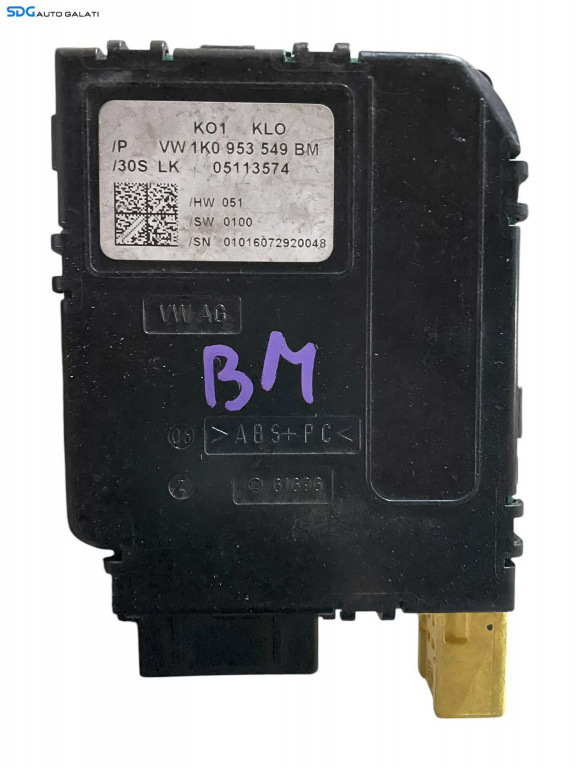 Calculator Modul Coloana Volan Volkswagen Caddy 2003 - 2010 Cod 1K0953549BM [LR0120]