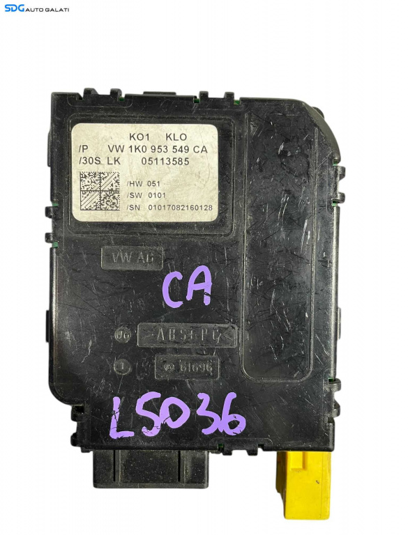 Calculator Modul Coloana Volan Volkswagen Caddy 2003 - 2010 Cod 1K0953549CA [L5036]