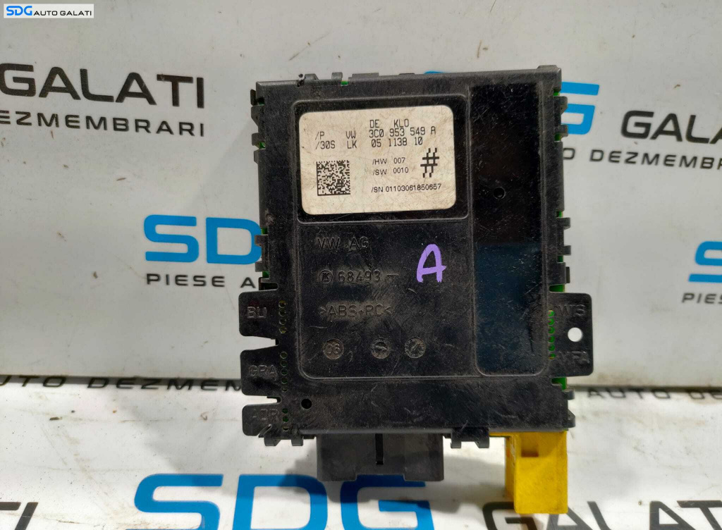 Calculator Modul Coloana Volan Volkswagen Passat B6 2005 - 2010 Cod 3C0953549A [L5091]