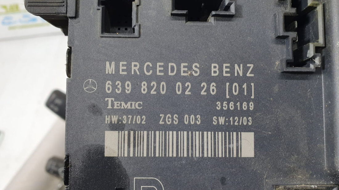 Calculator modul confort 6398200226 Mercedes-Benz Vito W639 [2003 - 2010]