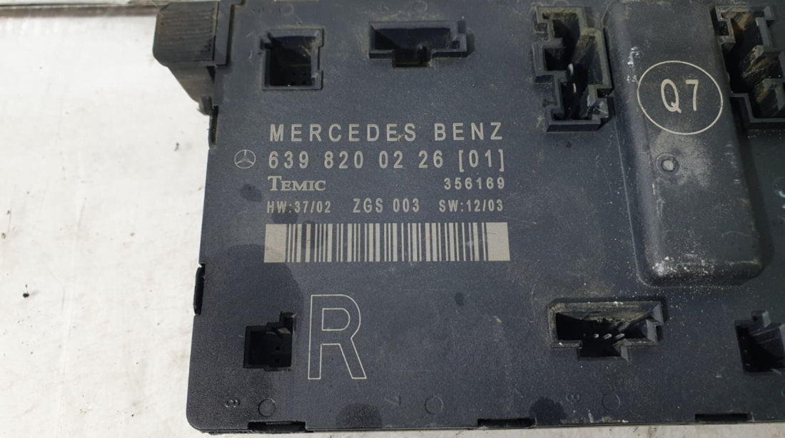 Calculator modul confort 6398200226 Mercedes-Benz Viano W639 [2003 - 2010]