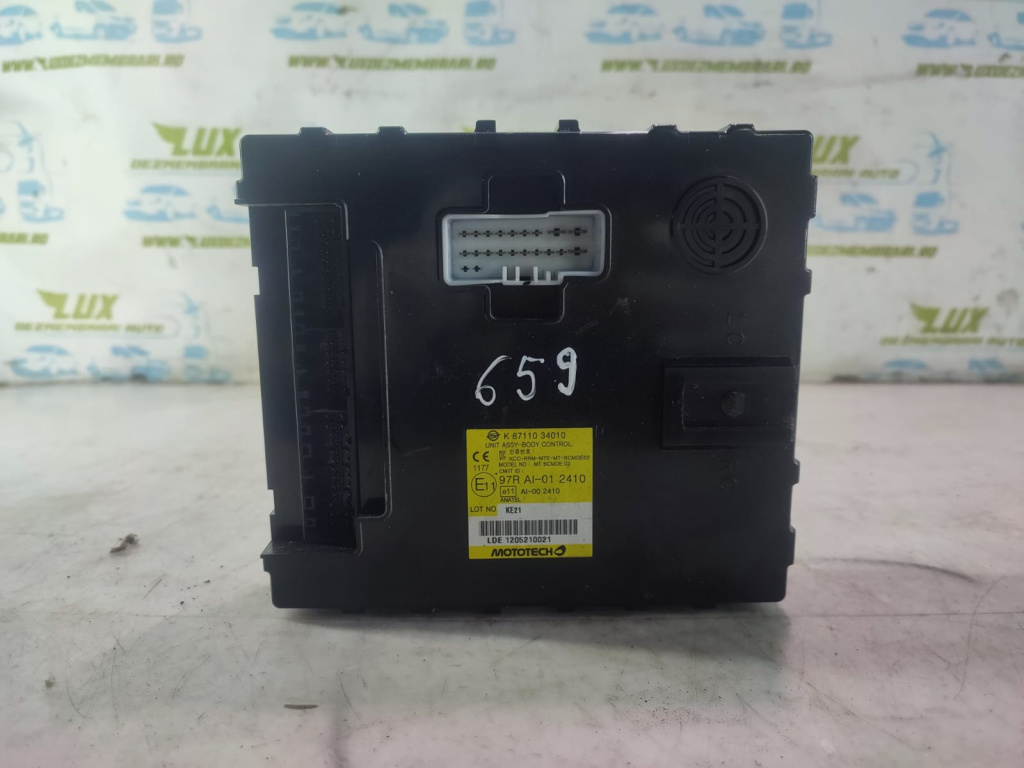 Calculator modul confort 8711034010 SsangYong Korando 3 [2010 - 2013] 2.0 e-XDI D20DTF