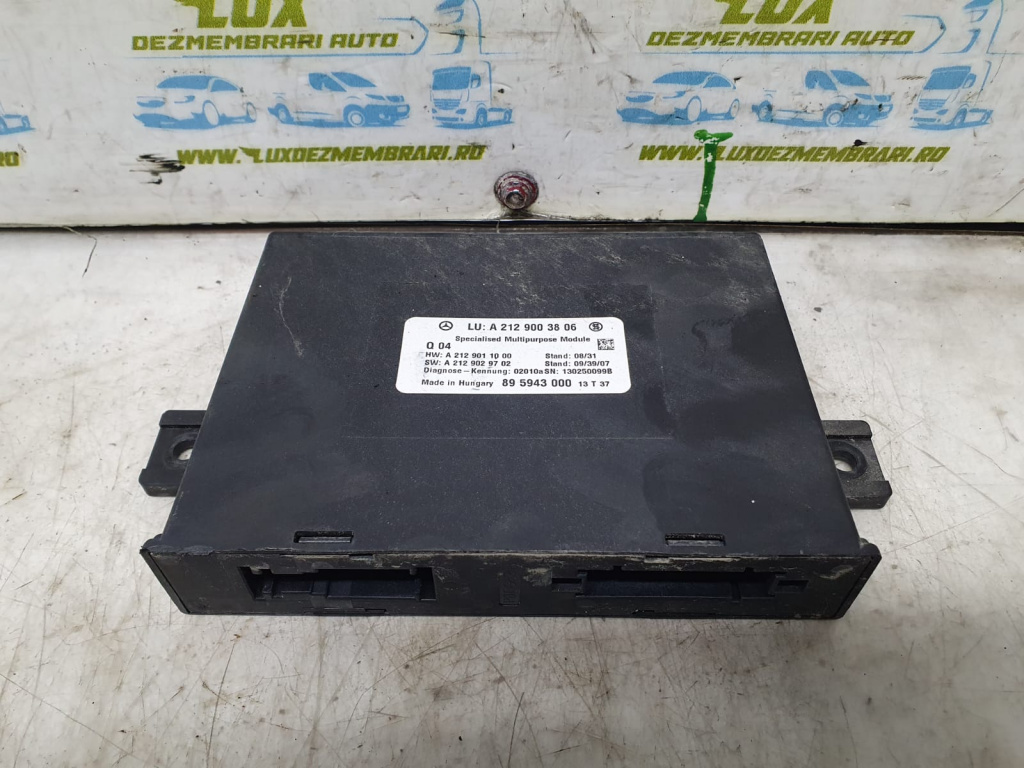 Calculator modul confort a2129003806 Mercedes-Benz E-Class W212/S212/C207/A207 [2009 - 2013]