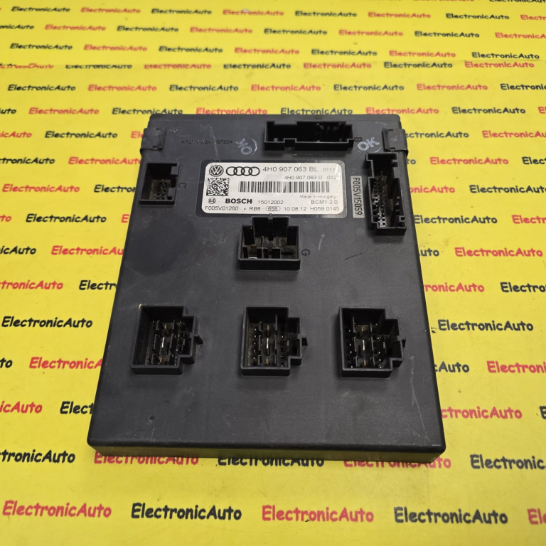 Calculator, Modul confort AUDI A6 C7, A8, 4H0907063BL, 4H0907063D, BCM120, F005V01260,