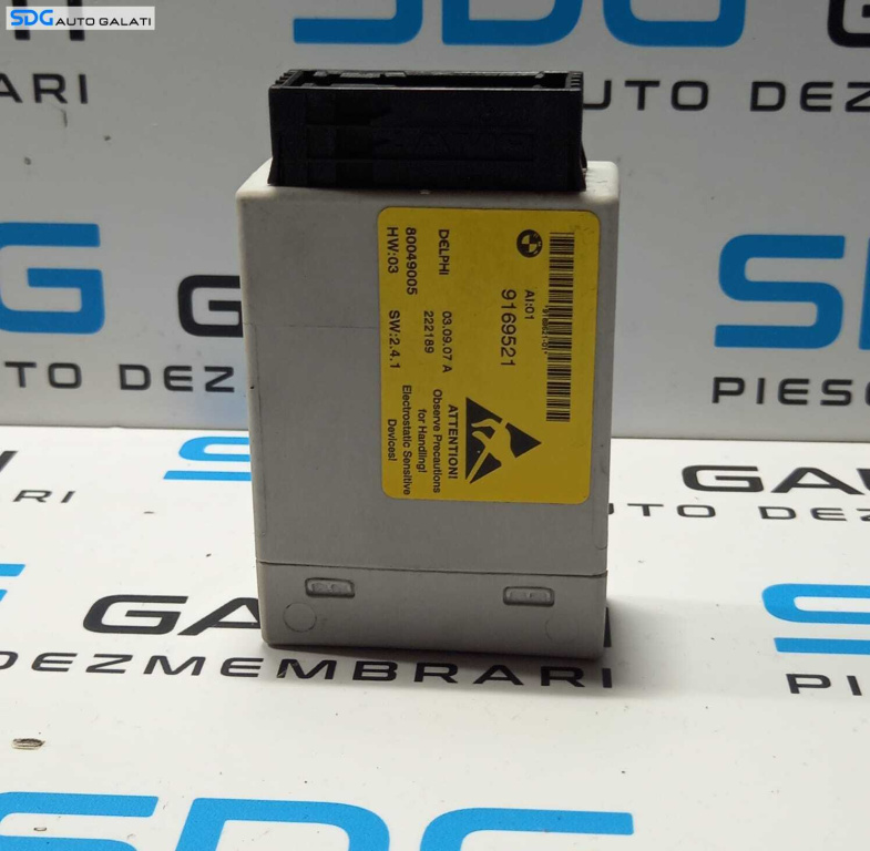 Calculator Modul Confort Confort Consola Centrala BMW Seria 5 E60 E61 2003 - 2010 Cod 9169521 80049005 [L0669]