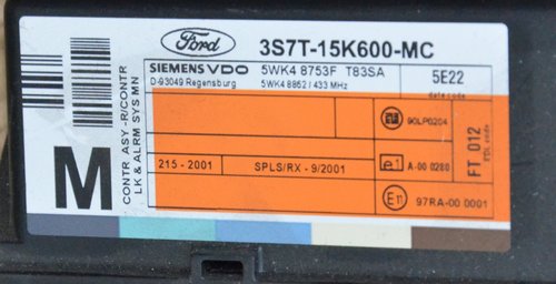 Calculator modul confort Ford Mondeo MK3 / 3S7T15K600MC