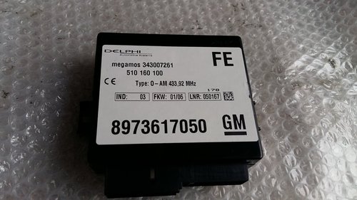 Calculator modul confort isuzu trooper 8973617050 343007261