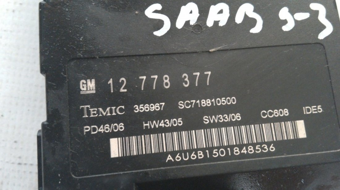 Calculator modul confort Saab 9-3 An 2003 2004 2005 2006 2007 2008 2009 cod 460023260