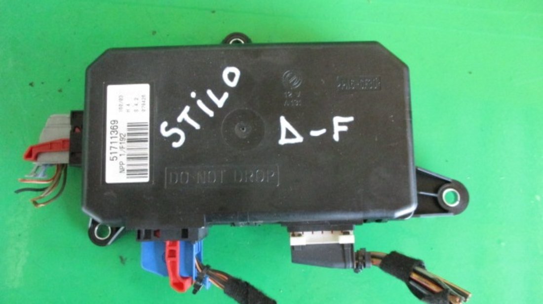 CALCULATOR / MODUL CONFORT USA DREAPTA FATA COD 51711369 FIAT STILO FAB. 2001 - 2010 ⭐⭐⭐⭐⭐