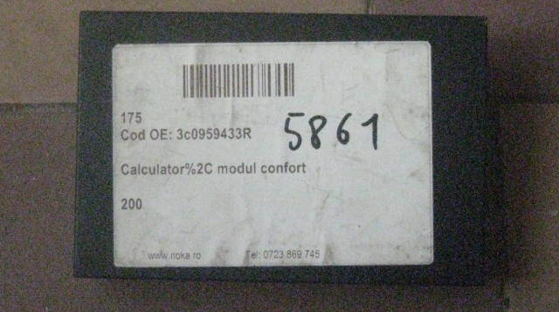 Calculator modul confort vw golf 5 si skoda