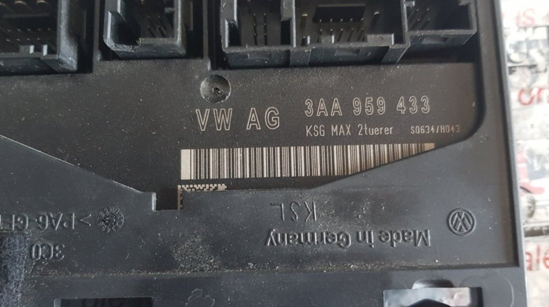 Calculator / modul confort VW Passat B7 cod piesa 3AA959433