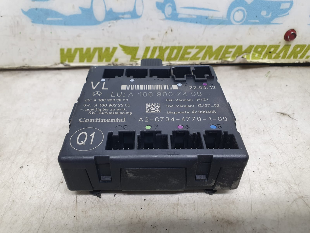 Calculator modul dreapta fata A1669007409 Mercedes-Benz ML W166 [2011 - 2015] 2.2 cdi om651.960