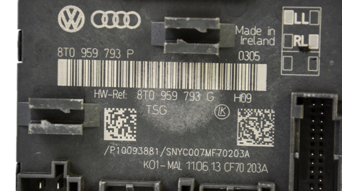 Calculator / Modul Fata,stanga,usa / Portiera Audi A4 B8 (8K) 2007 - 2015 Motorina 8T0959793P, 8T0 959 793 P, 8T0 959 793, 8T0959793