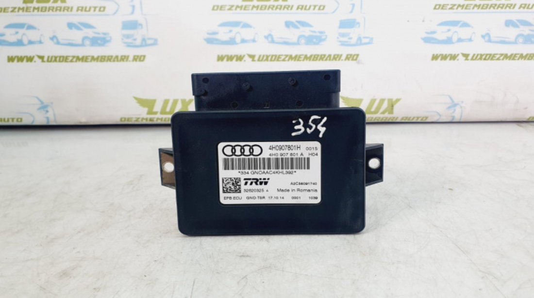 Calculator modul frana de mana 4h0907801h a2c58091740 Audi A6 allroad C7 [facelift] [2014 - 2019] 3.0 tdi CRTD