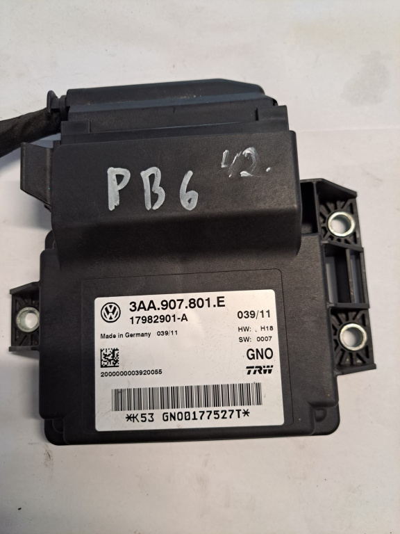 Calculator / Modul Frana de Mana VW Passat B7 - COD 3AA907801E/17982901A