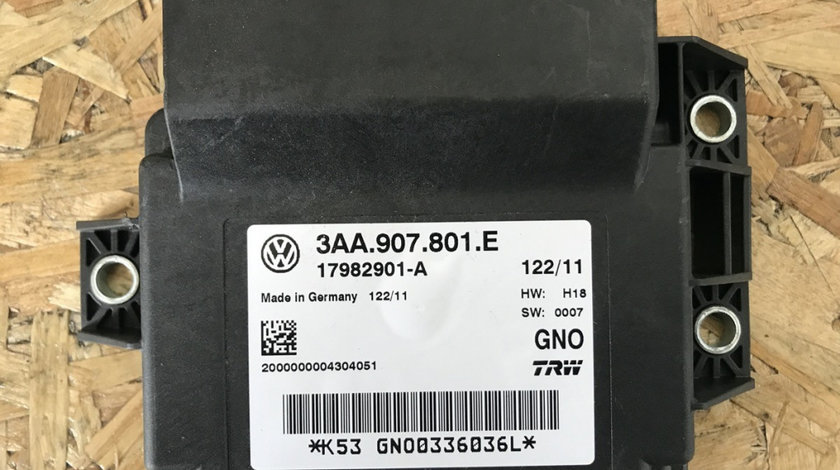 Calculator modul frana de mana VW passat B7 combi 2011 (3AA907801E)