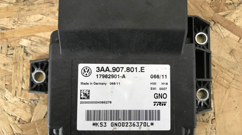 Calculator modul frana de mana VW passat B7 4motion combi 2012 (3AA907801E)