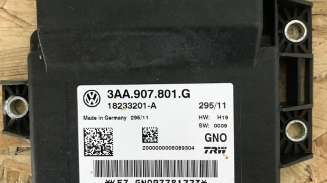 Calculator modul frana de mana VW passat B7 4motion combi 2011 (3AA907801G)