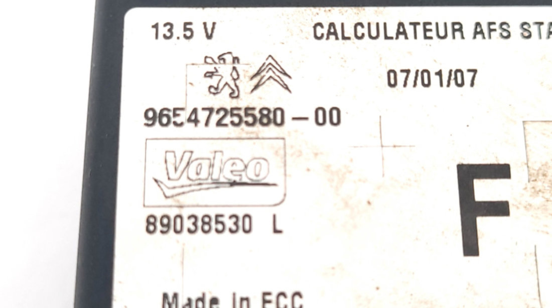 Calculator / Modul LED Far Peugeot 207 CC (WD) 2007 - Prezent 9654725580, 965472558000, 89038530L, F00028157