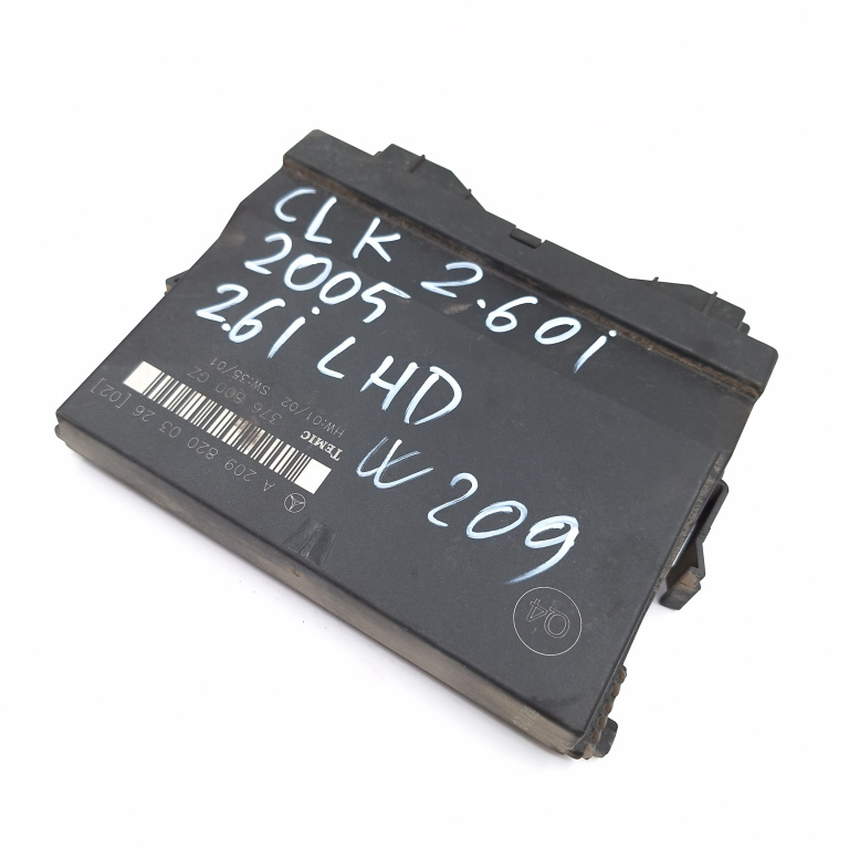 Calculator / Modul Mercedes-Benz Clk W209 2002-2009 Bcm A2098200326, A 209 820 03 26, 2098200326, 209 820 03 26, 376800Gz, 376 800 Gz Temic