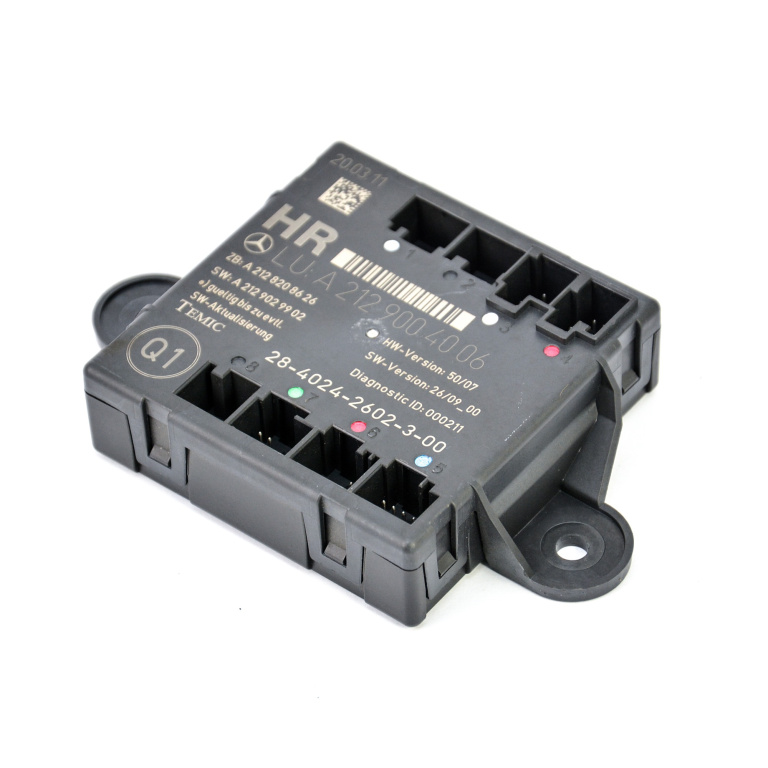 Calculator / Modul Mercedes-Benz E-Class (W212) 2009-2016 E 200 Cdi / Bluetec (212.205, 212.206) Om 651.925 Motorina Usa / Portiera A2129004006, A 212 900 40 06 Temic