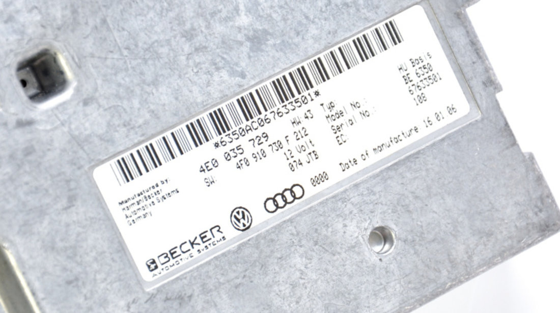 Calculator / Modul MMI Audi A6 (4F, C6) 2004 - 2011 4E0035729, 4F0910730F