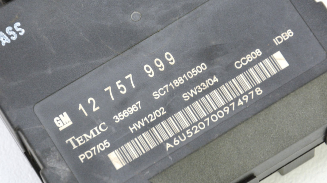 Calculator / Modul Saab 9-3 (YS3F) 2002 - Prezent 12757999, 12 757 999, SC718810500