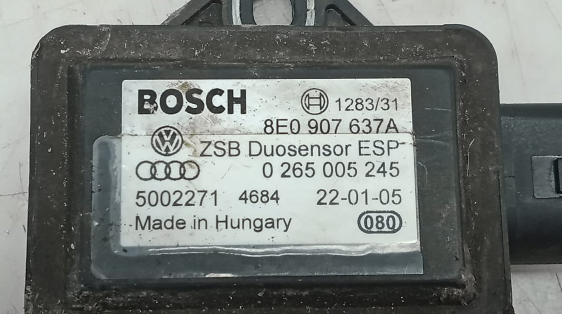 Calculator modul senzor esp 8e0907637a Audi A4 B6 [2000 - 2005]