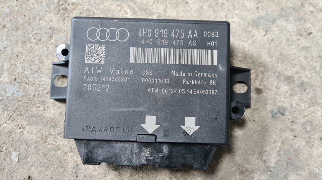 Calculator Modul senzori de parcare AUDI A6 C7 A7 4G 2012 2013 2014 2015