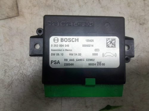 Calculator modul senzori parcare 0263004546 Peugeot 508 [2010 - 2014] 2.0 hdi Hybrid RHC