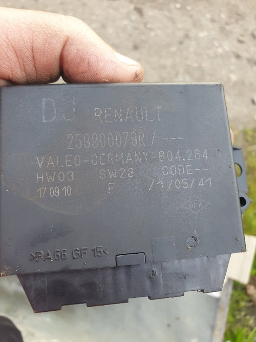 Calculator Modul Senzori Parcare Renault Laguna 3 2010 cod 259900079R