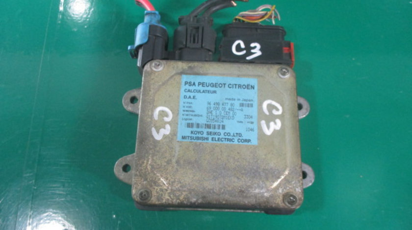 CALCULATOR / MODUL SERVODIRECTIE COD 9649847780 / 6900000482/--A CITROEN C3 FAB. 2003 - 2009 ⭐⭐⭐⭐⭐