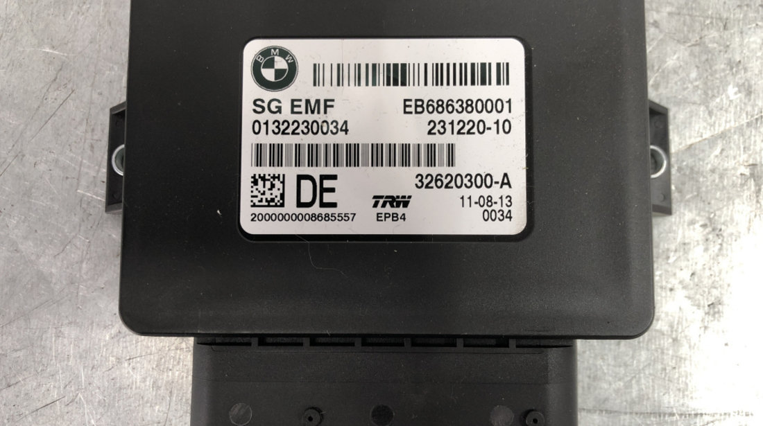 Calculator modul SG EMF BMW / X3 F25 xDrive 20i N20B20A 184cp sedan 2013 (686380001)