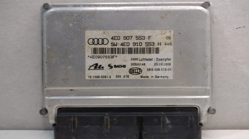 Calculator Modul Suspensie, Cod 4E0907553F, 4E0910553H Hella Audi A8 2 (D3) [2002 - 2005]