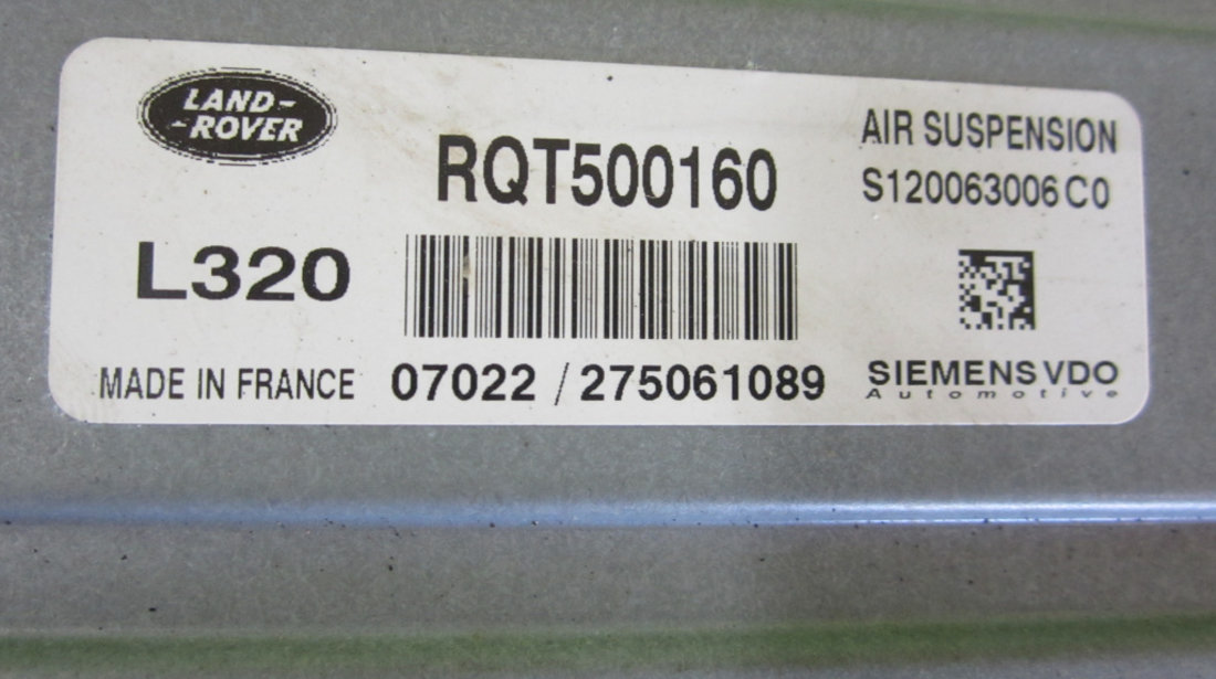 CALCULATOR / MODUL SUSPENSIE PERNE RANGE ROVER SPORT 4x4 FAB. 2004 - 2013 ⭐⭐⭐⭐⭐