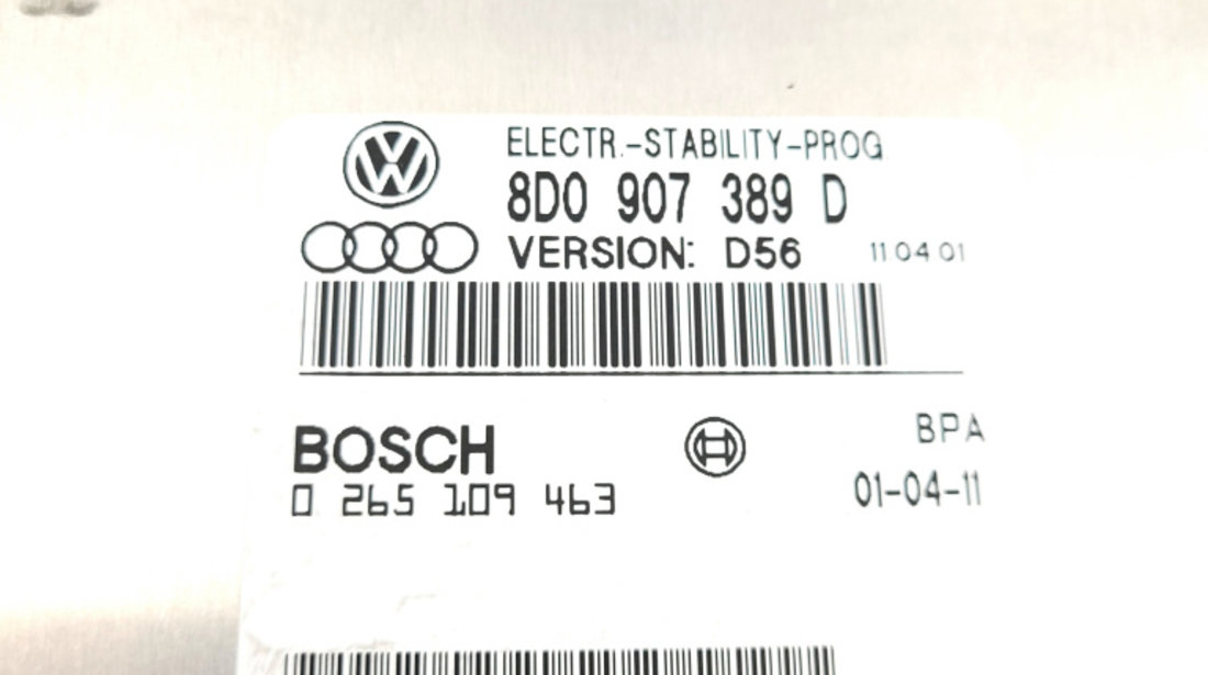 Calculator / Modul UCE VW PASSAT B5, B5.5 1996 - 2005 8D0907389D, 8D0 907 389 D, 0265109463, 0 265 109 463, DKCV15013048