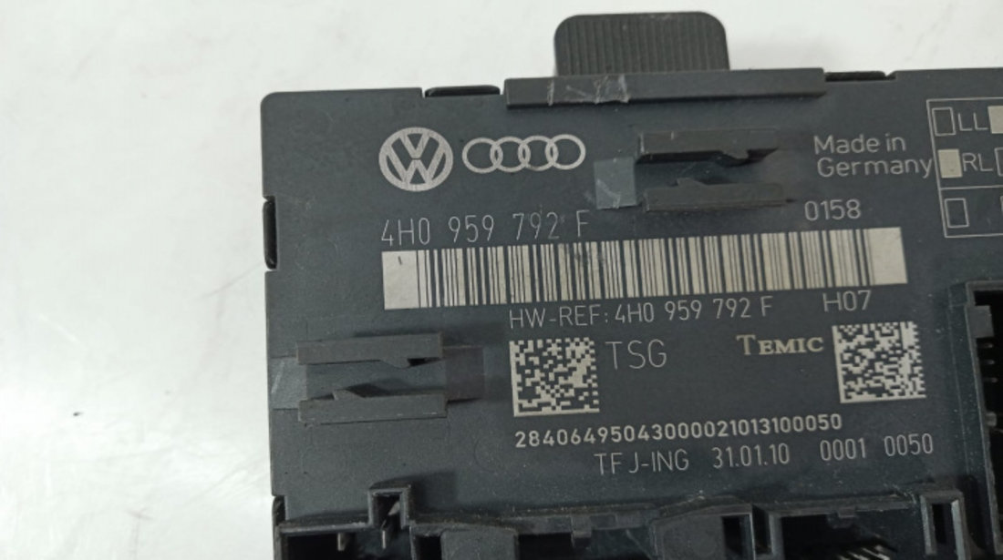 Calculator modul usa dreapta fata 4h0959792f Audi A8 D4/4H [2010 - 2014]