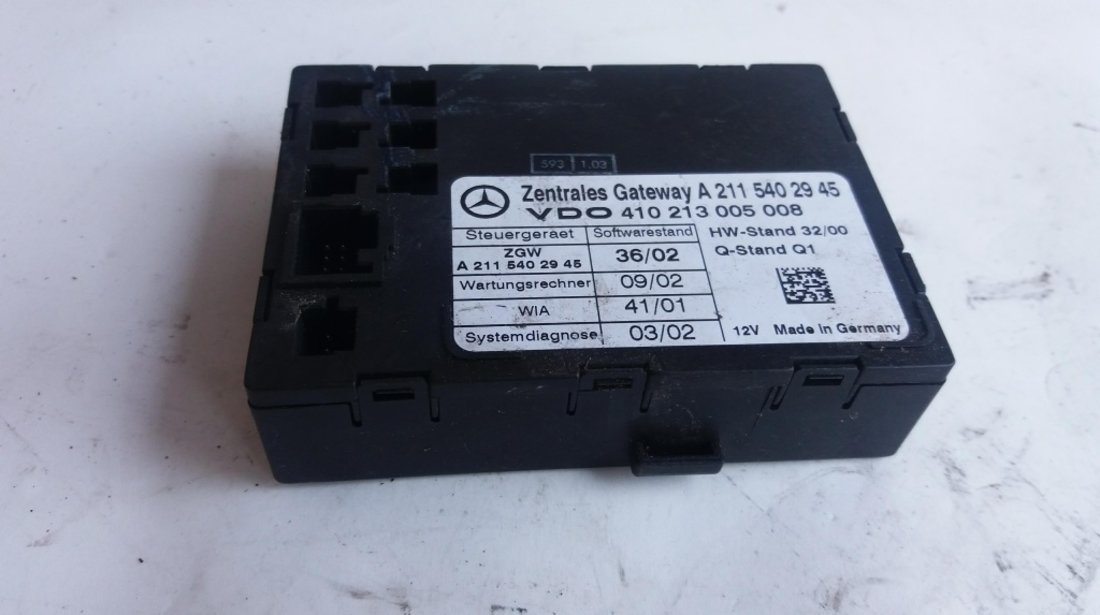 Calculator modul zentrales gateway mercedes e-class w211 3.2d a2115402945