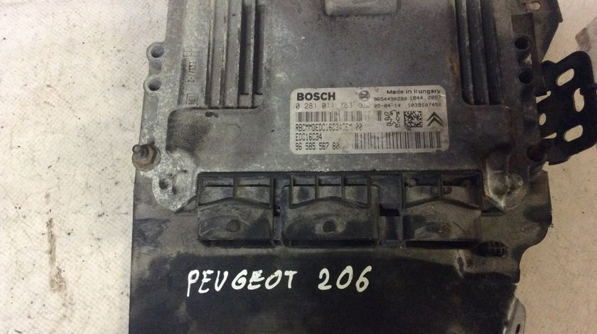 Calculator Motor 0281011783 1.4 HDI Peugeot 206 hatchback 2A/C 1998