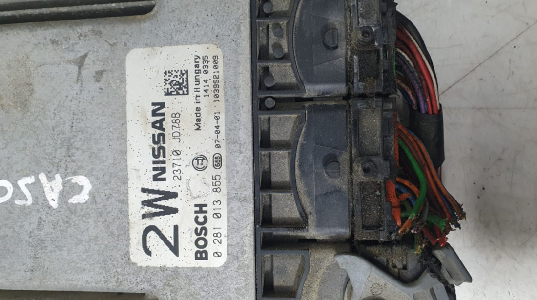 Calculator motor 0281013855 23710jd78b 2.0 dci M9R Nissan Qashqai J10 [2007 - 2010]