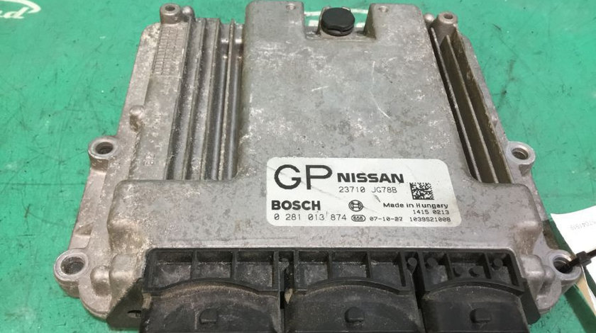 Calculator Motor 0281013874 2.0 DCI Nissan X-TRAIL T31 2007