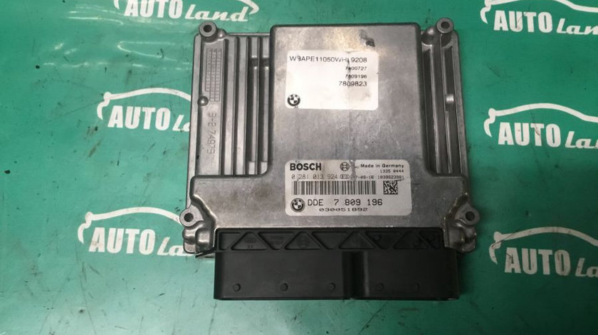 Calculator Motor 0281013924 2.0 Diesel N 47 7809196 BMW X3 E83 2004