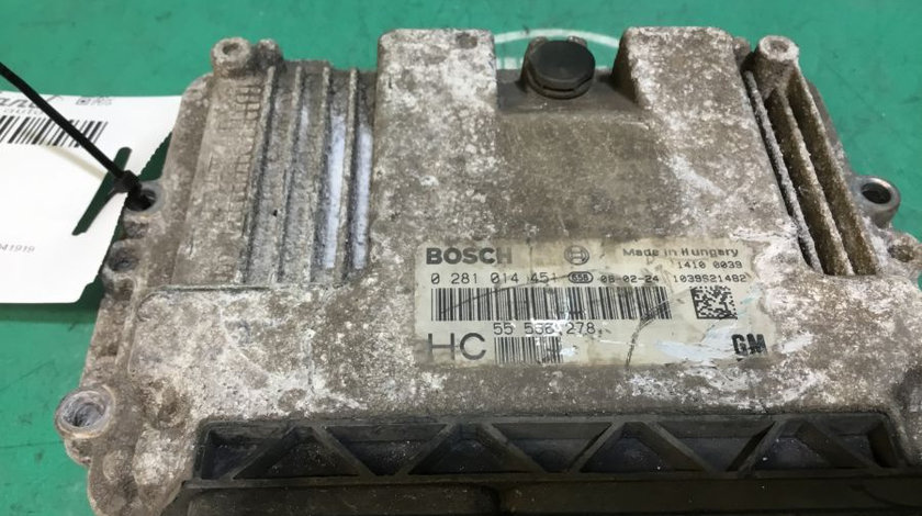 Calculator Motor 0281014451 1.9 CDTI55566278 Opel ASTRA H 2004