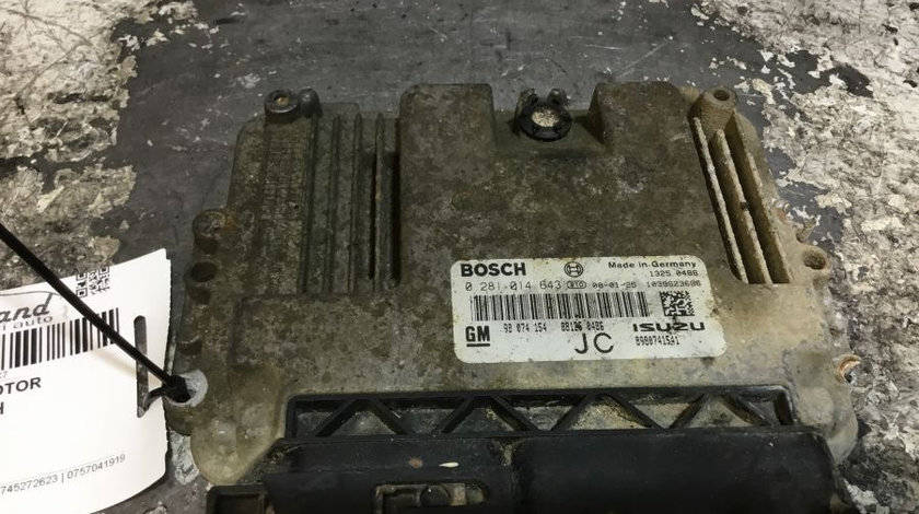 Calculator Motor 0281014643 Opel ASTRA H 2004