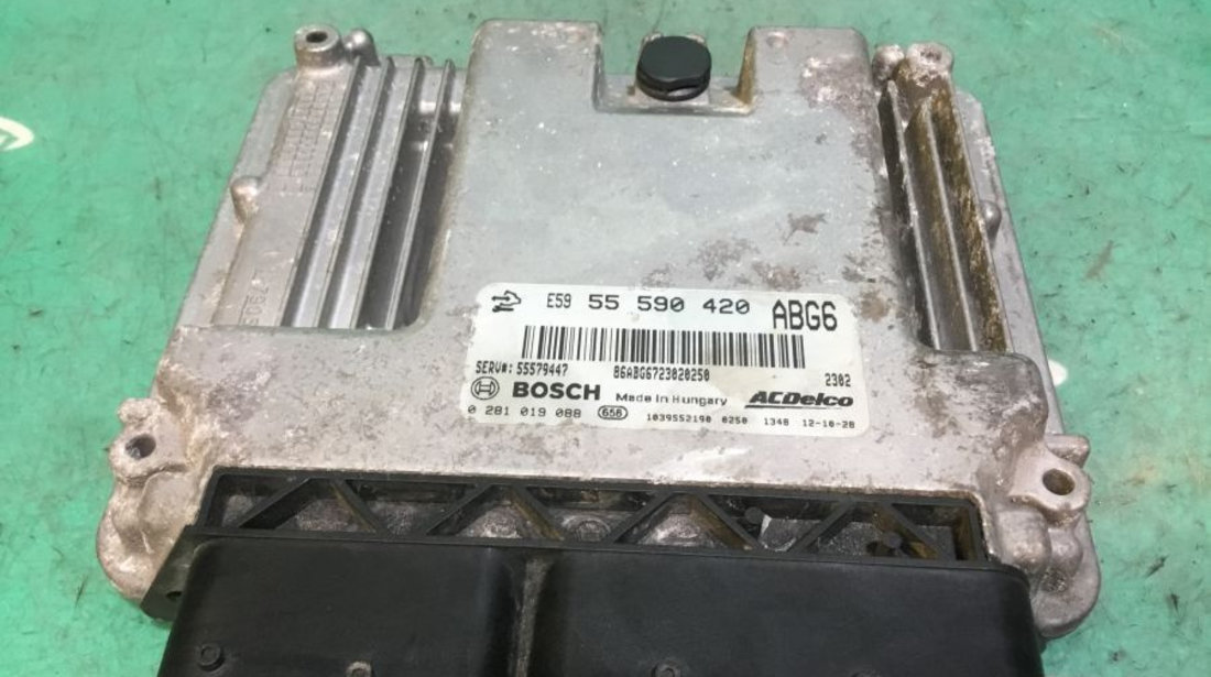 Calculator Motor 0281019088 2.0 Diesel55590420 Opel INSIGNIA 2008