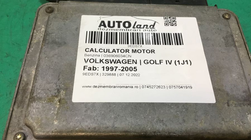 Calculator Motor 036906034cn Benzina Volkswagen GOLF IV 1J1 1997-2005