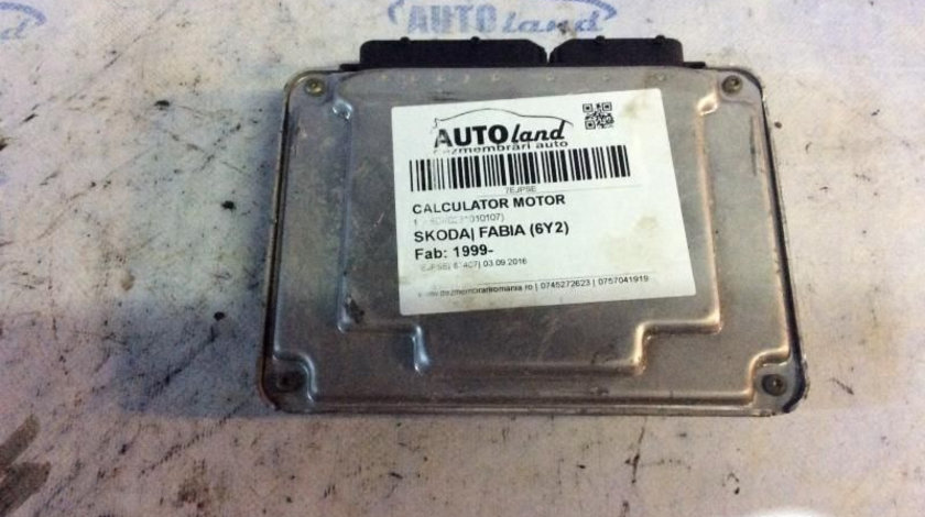 Calculator Motor 038906012an 1.9 SDI0281010107 Skoda FABIA 6Y2 1999