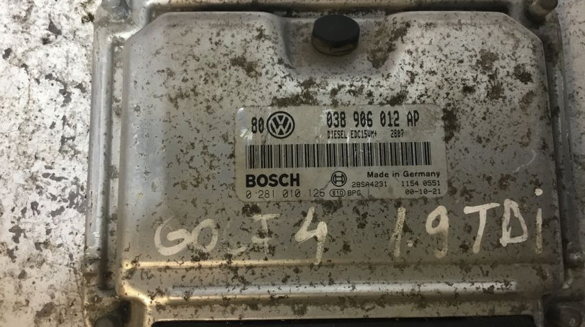 Calculator Motor 038906012ap 1.9 TDI Volkswagen GOLF IV 1J1 1997-2005