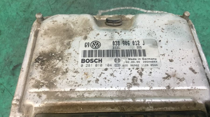 Calculator Motor 038906012j 0281010104 Volkswagen BORA 1J2 1998-2005